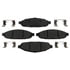 BKP997CH by BRAKE PRO - Brake Parts Inc Brake Pro OEQF Ceramic Disc Brake Pad Set