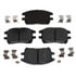 Brake Pro BKP930CH Disc Brake Pad Set Brake Parts Inc Brake Pro OEQF Ceramic Disc Brake Pad Set