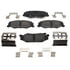 VXD732CH by VORTEX - Brake Parts Inc Vortex Ceramic Disc Brake Pad Set