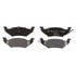 Brake Pro BKP751M Disc Brake Pad Set Brake Parts Inc Brake Pro OEQF Metallic Disc Brake Pad Set