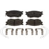 BKP755MH by BRAKE PRO - Brake Parts Inc Brake Pro OEQF Metallic Disc Brake Pad Set