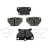 BKP823MH by BRAKE PRO - Brake Parts Inc Brake Pro OEQF Metallic Disc Brake Pad Set