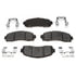 BKP833CH by BRAKE PRO - Brake Parts Inc Brake Pro OEQF Ceramic Disc Brake Pad Set