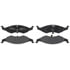Vortex VXD633M Disc Brake Pad Set Brake Parts Inc Vortex Metallic Disc Brake Pad Set