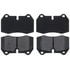 Vortex VXD639M Disc Brake Pad Set Brake Parts Inc Vortex Metallic Disc Brake Pad Set