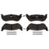 VXD674AMH by VORTEX - Brake Parts Inc Vortex Metallic Disc Brake Pad Set