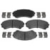 BKP867CH by BRAKE PRO - Brake Parts Inc Brake Pro OEQF Ceramic Disc Brake Pad Set