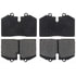 VXD608M by VORTEX - Brake Parts Inc Vortex Metallic Disc Brake Pad Set
