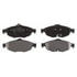 BKP869MH by BRAKE PRO - Brake Parts Inc Brake Pro OEQF Metallic Disc Brake Pad Set