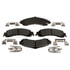 VXD834CH by VORTEX - Brake Parts Inc Vortex Ceramic Disc Brake Pad Set