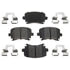 BKP1108CH by BRAKE PRO - Brake Parts Inc Brake Pro OEQF Ceramic Disc Brake Pad Set