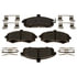 VXD941MH by VORTEX - Brake Parts Inc Vortex Metallic Disc Brake Pad Set