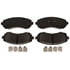 VXD844MH by VORTEX - Brake Parts Inc Vortex Metallic Disc Brake Pad Set