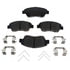 VXD948CH by VORTEX - Brake Parts Inc Vortex Ceramic Disc Brake Pad Set