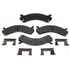 VXD909MH by VORTEX - Brake Parts Inc Vortex Metallic Disc Brake Pad Set