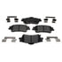 BKP1352CH by BRAKE PRO - Brake Parts Inc Brake Pro OEQF Ceramic Disc Brake Pad Set