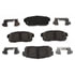 VXD1008CH by VORTEX - Brake Parts Inc Vortex Ceramic Disc Brake Pad Set
