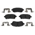 Brake Pro BKP1454CH Disc Brake Pad Set Brake Parts Inc Brake Pro OEQF Ceramic Disc Brake Pad Set