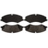 Brake Pro BKP1479M Disc Brake Pad Set Brake Parts Inc Brake Pro OEQF Metallic Disc Brake Pad Set