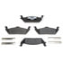 Brake Pro BKP1012CH Disc Brake Pad Set Brake Parts Inc Brake Pro OEQF Ceramic Disc Brake Pad Set