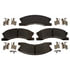 BKP945MH by BRAKE PRO - Brake Parts Inc Brake Pro OEQF Metallic Disc Brake Pad Set