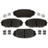 Vortex VXD793MH Disc Brake Pad Set Brake Parts Inc Vortex Metallic Disc Brake Pad Set