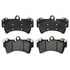 BKP1014M by BRAKE PRO - Brake Parts Inc Brake Pro OEQF Metallic Disc Brake Pad Set