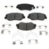 VXD914MH by VORTEX - Brake Parts Inc Vortex Metallic Disc Brake Pad Set