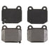 Vortex VXD961MH Disc Brake Pad Set Brake Parts Inc Vortex Metallic Disc Brake Pad Set