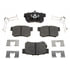 BKP1086CH by BRAKE PRO - Brake Parts Inc Brake Pro OEQF Ceramic Disc Brake Pad Set