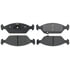 Vortex VXD925M Disc Brake Pad Set Brake Parts Inc Vortex Metallic Disc Brake Pad Set