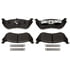 VXD881CH by VORTEX - Brake Parts Inc Vortex Ceramic Disc Brake Pad Set