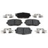 BKP1180CH by BRAKE PRO - Brake Parts Inc Brake Pro OEQF Ceramic Disc Brake Pad Set