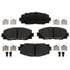 BKP1184CH by BRAKE PRO - Brake Parts Inc Brake Pro OEQF Ceramic Disc Brake Pad Set