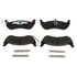 VXD932MH by VORTEX - Brake Parts Inc Vortex Metallic Disc Brake Pad Set