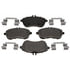 BKP1340CH by BRAKE PRO - Brake Parts Inc Brake Pro OEQF Ceramic Disc Brake Pad Set