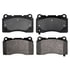 VXD1001M by VORTEX - Brake Parts Inc Vortex Metallic Disc Brake Pad Set