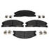 BKP1611CH by BRAKE PRO - Brake Parts Inc Brake Pro OEQF Ceramic Disc Brake Pad Set