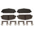 VXD1286MH by VORTEX - Brake Parts Inc Vortex Metallic Disc Brake Pad Set