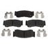 VXD1297CH by VORTEX - Brake Parts Inc Vortex Ceramic Disc Brake Pad Set