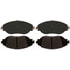 BKP1633C by BRAKE PRO - Brake Parts Inc Brake Pro OEQF Ceramic Disc Brake Pad Set