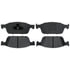 BKP1645CH by BRAKE PRO - Brake Parts Inc Brake Pro OEQF Ceramic Disc Brake Pad Set