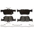 BKP1665CH by BRAKE PRO - Brake Parts Inc Brake Pro OEQF Ceramic Disc Brake Pad Set