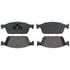BKP1668C by BRAKE PRO - Brake Parts Inc Brake Pro OEQF Ceramic Disc Brake Pad Set