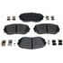 VXD1258CH by VORTEX - Brake Parts Inc Vortex Ceramic Disc Brake Pad Set