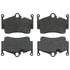 VXD1134M by VORTEX - Brake Parts Inc Vortex Metallic Disc Brake Pad Set
