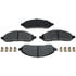 Vortex VXD1022MH Disc Brake Pad Set Brake Parts Inc Vortex Metallic Disc Brake Pad Set