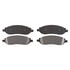 VXD1068MH by VORTEX - Brake Parts Inc Vortex Metallic Disc Brake Pad Set