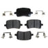 VXD1028MH by VORTEX - Brake Parts Inc Vortex Metallic Disc Brake Pad Set