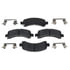 VXD974CH by VORTEX - Brake Parts Inc Vortex Ceramic Disc Brake Pad Set
